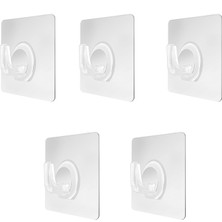 Microcase Kendinden Yapışkanlı Banyo Mutfak Eşya Havlu Vb Ürün Askılığı- AL4835 5 Adet