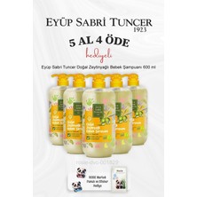 Eyüp Sabri Tuncer Doğal Zeytinyağlı Bebek Şampuanı 600 ml 5 Al 4 Öde ve Rosie Pamuk