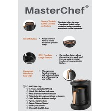 Master Chef Közde Türk Kahvesi Makinesi - 4 Fincan Kapasiteli