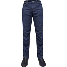 The Biker Jeans City Biker Cold Killer Dark Blue Korumalı Motosiklet Kot Pantolonu Erkek