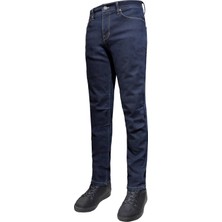 The Biker Jeans City Biker Cold Killer Dark Blue Korumalı Motosiklet Kot Pantolonu Erkek