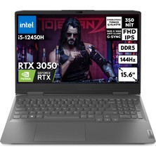 Lenovo Loq I5-12450H 32-Gbddr5 4 Tbssd RTX3050 6gb (95W) 15.6" 144Hz Fhd Freedos Gaming Laptop 82XV00WYTX BT32