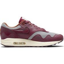 Nike Air Max 1 / Patta Leather Sneaker Hakiki Deri Erkek Günlük Spor Ayakkabı Bordo