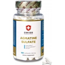 Swiss Pharma Swiss Pharmaceuticals Agmatine Sulfate 500mg 100 Capsul