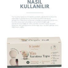 %100 Merinos Yünü Xl Boy Çamaşır Kurutma Topu 50 Gr.+ Portakal Kabuğu Yağı 10 ml + Kese Hediyeli