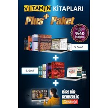 Vitamin Rehberlik Destekli 5 + 6. Sınıf Plus Paket 16 Kitap + Dijital