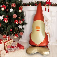 Kidspartim Yılbaşı Noel Baba Cüce Ayaklı Folyo Balon 146X63 cm