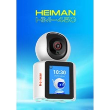 Heiman HM-450 Karşılıklı Video Arama ve Çift Yönlü Görüşme Full Hd Bebek Kamerası - Akıllı App