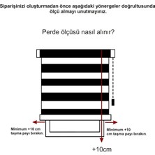 Givayo Stor Modern Ekru Pliseli Etek Dilimsiz Zebra Stor Perde