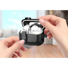 Seniee Samsung Galaxy Buds 3 Pro Kılıf Kapağı, Kilitli Askeri Sert Kabuk Koruyucu Zırh Samsung Galaxy Buds 3 Pro (Yurt Dışından)