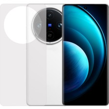 Microcase Vivo X100 Pro Full Arka Kaplama Koruma Filmi -AL3281