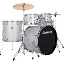 Ludwig Accent Fuse Silver Sparkle Akustik Davul Seti