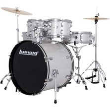 Ludwig Accent Fuse Silver Sparkle Akustik Davul Seti