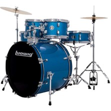 Ludwig Accent Fuse Blue Sparkle Akustik Davul Seti