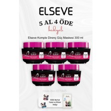 Elseve Komple Direnç Güç Maskesi 300 ml 5 Al 4 Öde ve Rosie Pamuk