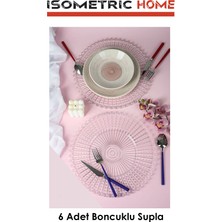 Octopus Bazaar Boncuklu Supla Servis Sunumluk Plastik | 6 Adet