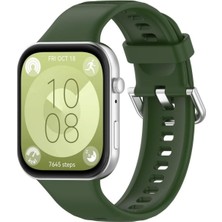 Alstrap Huawei Watch Fit 3 Tokalı Silikon Kordon
