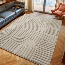 My Deco Carpet Modern Soft Yumuşak Bukle Taban Kabartmalı  Salon Oturma Odası Mutfak Halısı