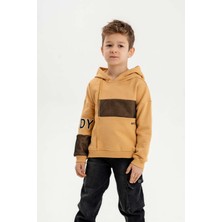 Gold Class Kidswear Kapüşonlu Ribanalı Pamuk Erkek Çocuk Sweatshirt