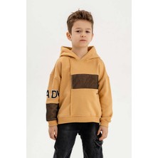 Gold Class Kidswear Kapüşonlu Ribanalı Pamuk Erkek Çocuk Sweatshirt