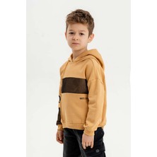 Gold Class Kidswear Kapüşonlu Ribanalı Pamuk Erkek Çocuk Sweatshirt