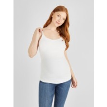 Meghan L.A Hamile & Lohusa Askılı Pamuklu Kumaş Atlet