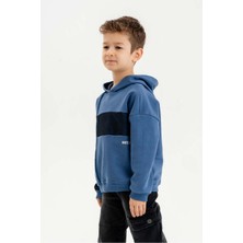 Gold Class Kidswear Kapüşonlu Ribanalı  Pamuk Erkek Çocuk Sweatshirt