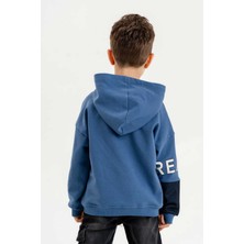 Gold Class Kidswear Kapüşonlu Ribanalı  Pamuk Erkek Çocuk Sweatshirt