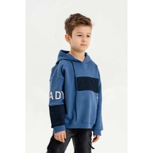 Gold Class Kidswear Kapüşonlu Ribanalı  Pamuk Erkek Çocuk Sweatshirt