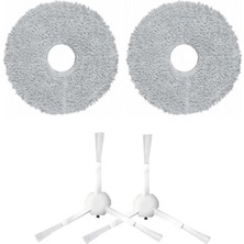 Srfn Ticaret Dreame L10 ULTRA/L10S ULTRA/L10 PRIME/L10S Pro Ultra Mop ve Yan Fırça Seti 4 Parça)