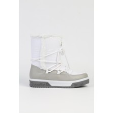 Pierre Cardin Benetton® | BN-50035 - 3256 Gri Beyaz - Kadın Bot