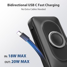 Wastde Power Bank 10000 mAh Iwatch Şarj Cihazı, Mag-Safe 20W USB C Hızlı Şarj