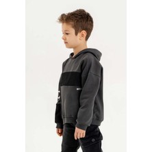 Gold Class Kidswear Kapüşonlu Ribanalı Pamuk Erkek Çocuk Sweatshirt