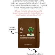 Giftcrea Kişiye Özel Defter , Öğretmenler Günü ve Özel Günler Için Hediye Defter  , Özelleştirilebilir Defter