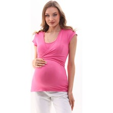 Hamile Emzirme Özellikli Yumuşak Kumaş Bluz