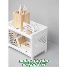 Mhk Prime Multi Space Beyaz Çok Yönlü Çok Amaçlı Banyo & Mutfak & Ev Dolap Içi Düzenleyici Organizer