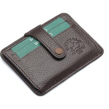 West Polo Deri Kahverengi Patlı Bol Kartlıklı Kağıt Para Bölmeli Unisex Kartlık Tr115