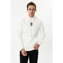 Esw 2770-Y Kapşonlu 3 Iplik Şardonlu Erkek Sweat