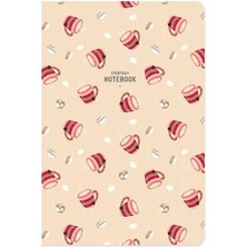 Keskin Color 18,5X26 cm 58 Yaprak Çizgisiz Tel Dikişli Defter Karton Kapak 70 gr Ivory Kağıt