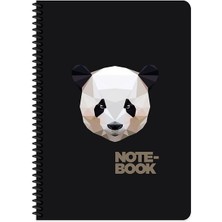 Keskin Color 17X24 cm Çizgisiz 100 Yaprak Jungle Sert Kapak Telli Defter 60 gr Beyaz Kağıt