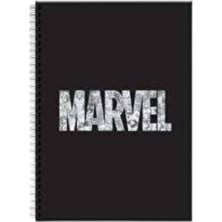 Keskin Color Marvel Defter Bordo Çizgisiz Spiralli Sert Kapak 100 Yaprak 17X24 cm