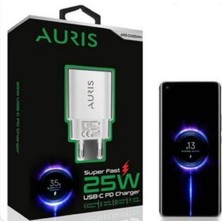 Auris Ev Tipi 25W Usb-C Pd Süper Hızlı Şarj Başlığı