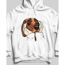 Hena Pati Sever Tasarım Sweatshirt Beyaz