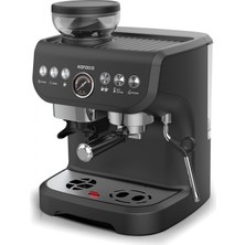 Karaca Coffee Art Barista Öğütücülü Süt Köpürtücülü Espresso Latte Cappuccino Americano Mak. Black