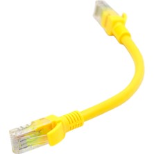 Netlink 0,20 mt Lszh Cat6 Utp Patch Cord Yellow (10'LU PAKET)