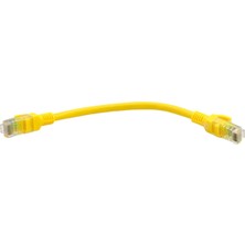 Netlink 0,20 mt Lszh Cat6 Utp Patch Cord Yellow (10'LU PAKET)