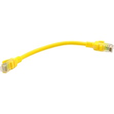 Netlink 0,20 mt Lszh Cat6 Utp Patch Cord Yellow (10'LU PAKET)