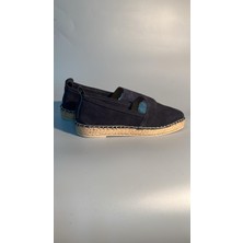 Noble Shoes Hakiki Deri Süet Bayan Espadril Babet