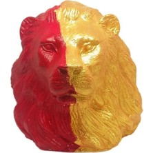 Gold Red Aslan Heykeli