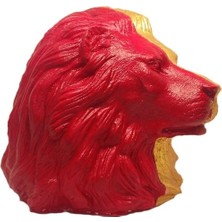 Gold Red Aslan Heykeli